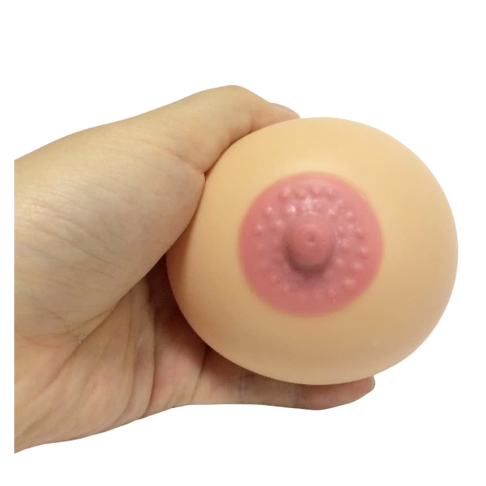 Tutte - Stressboll - Klämboll - Bröst - Stresskudde
