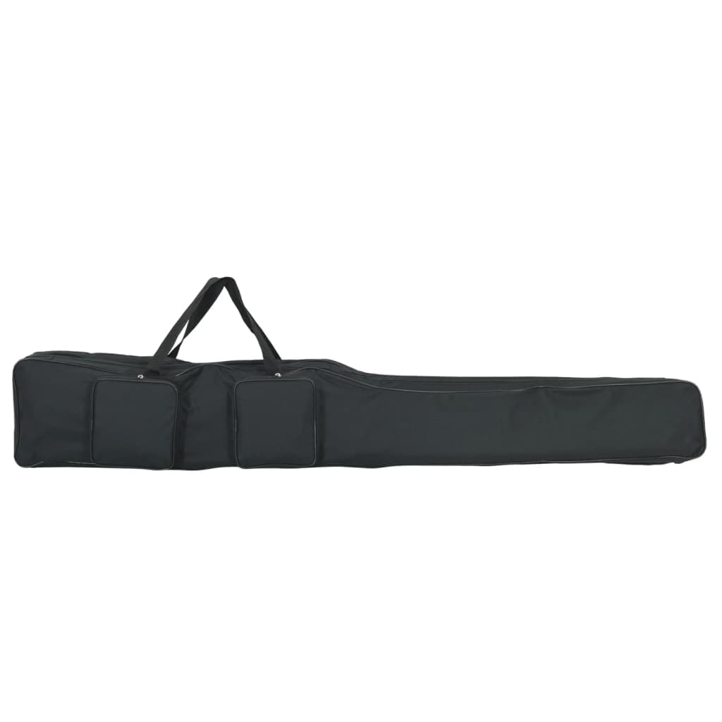 vidaXL Väska för fiskespö svart 150 cm oxford-tyg