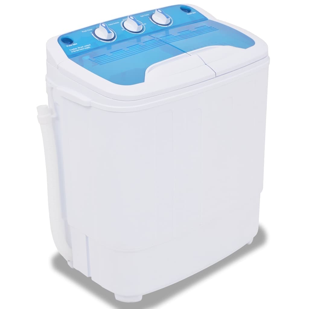 vidaXL Minitvättmaskin med dubbla trummor 5,6 kg