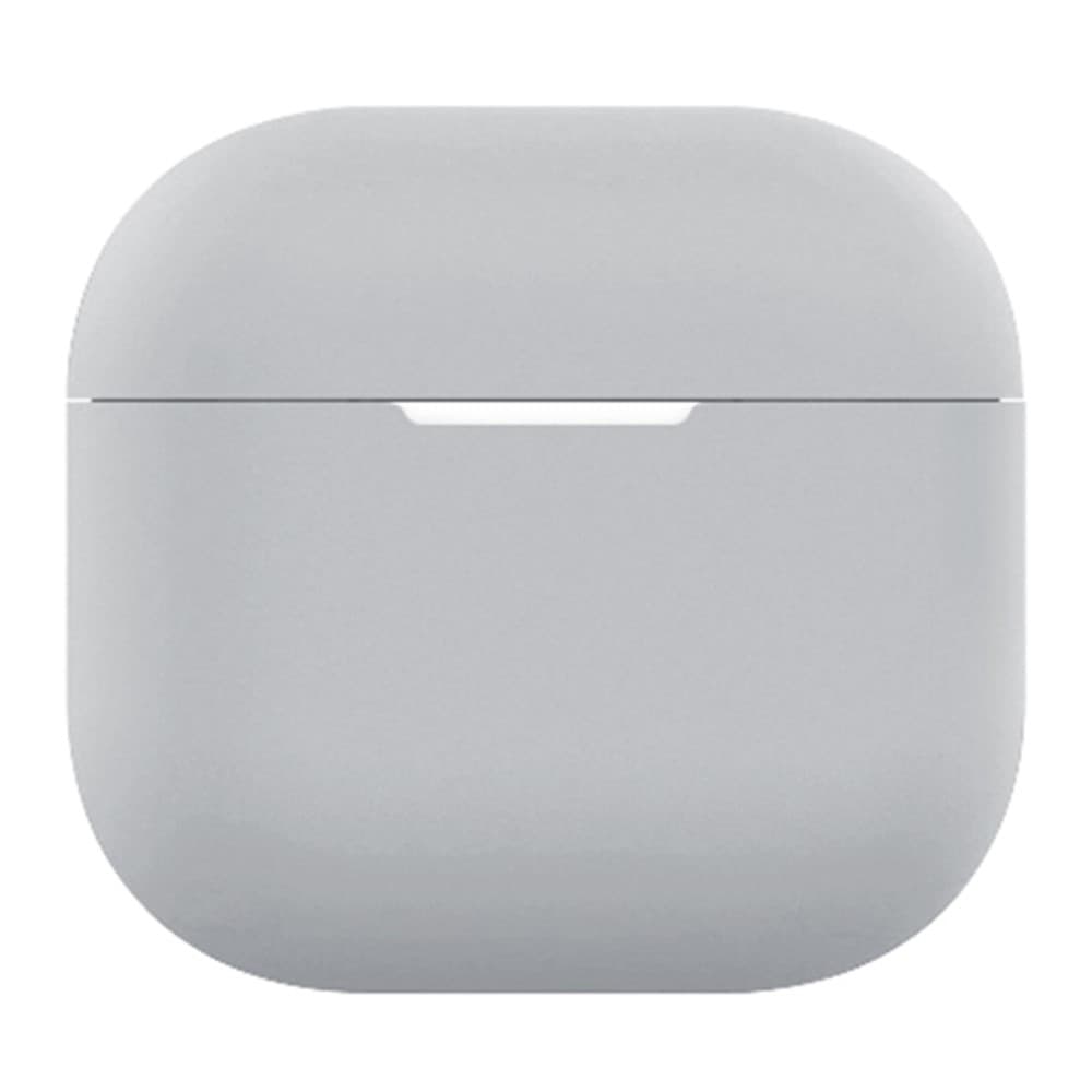 AirPods 4 Silikonfodral Bluetooth hörlurar Anti-rep Skyddshölje - Ljusgrå