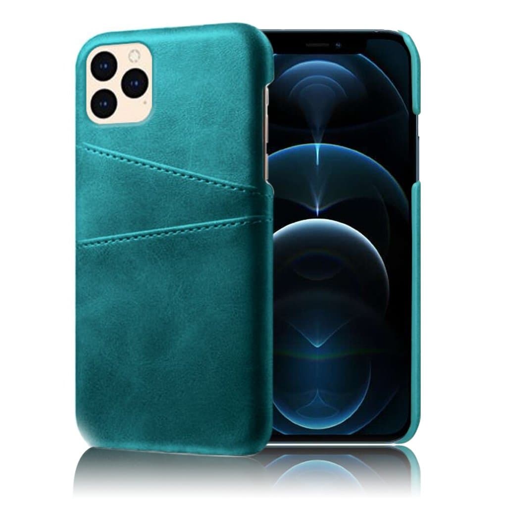 iPhone 12 Pro / iPhone 12 skal med korthållare - Grön