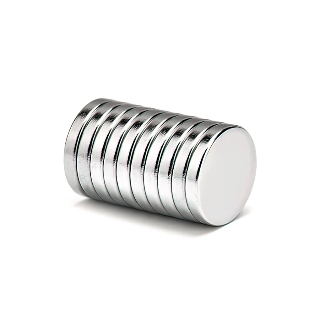 10-Pack Neodymmagnet - Starka magneter - Runda