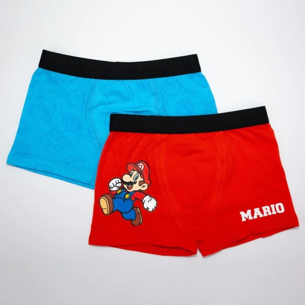 Super Mario Kalsonger för Barn - 2-Pack - 8 år