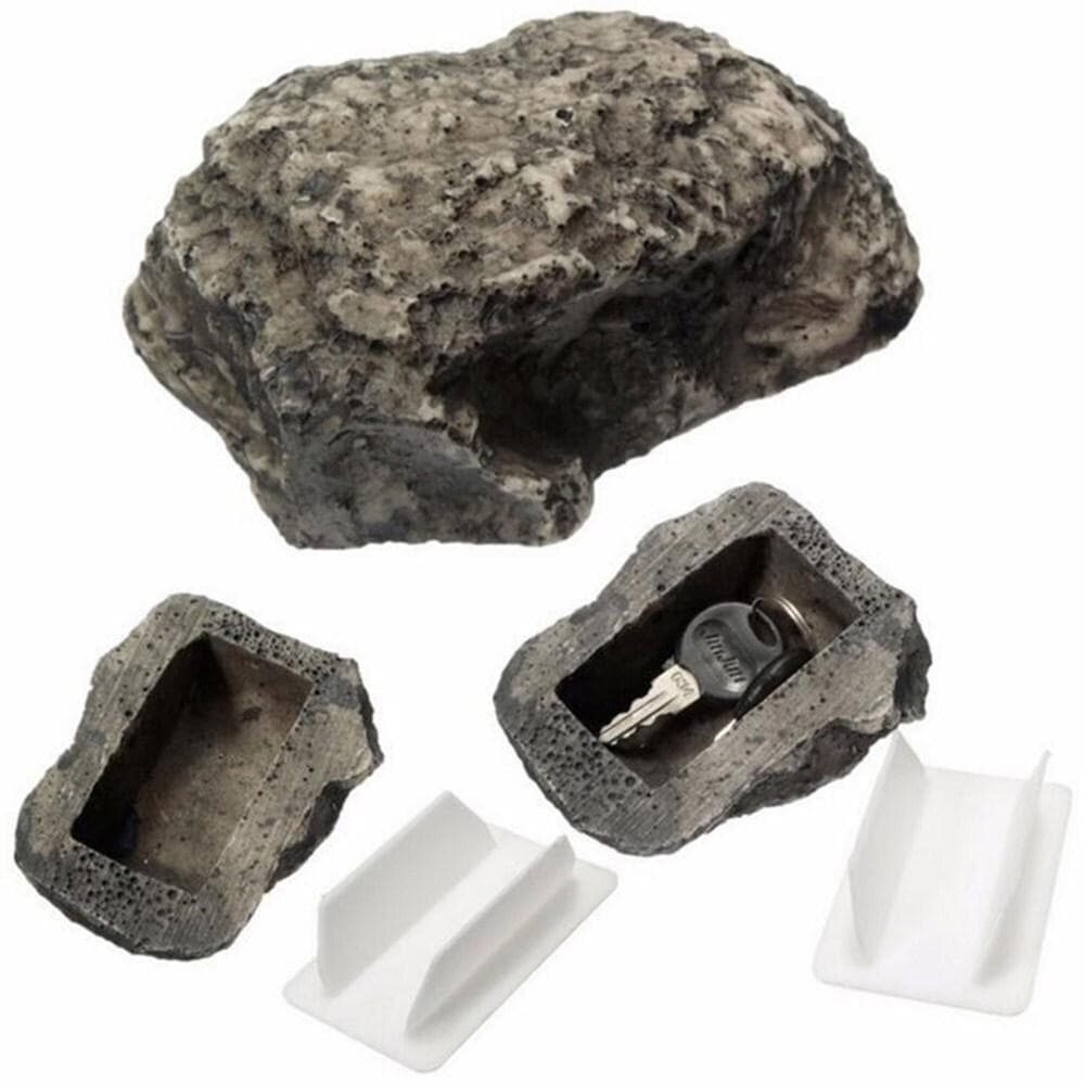 2-Pack - Nyckelgömma Sten - Göm nyckel i stenen - Gömma Nycklar