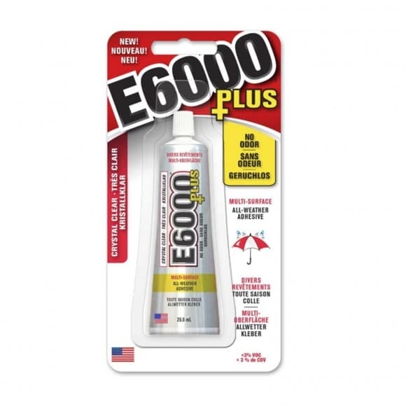 E6000 PLUS Universallim - Väderresistent - 26,6 ml