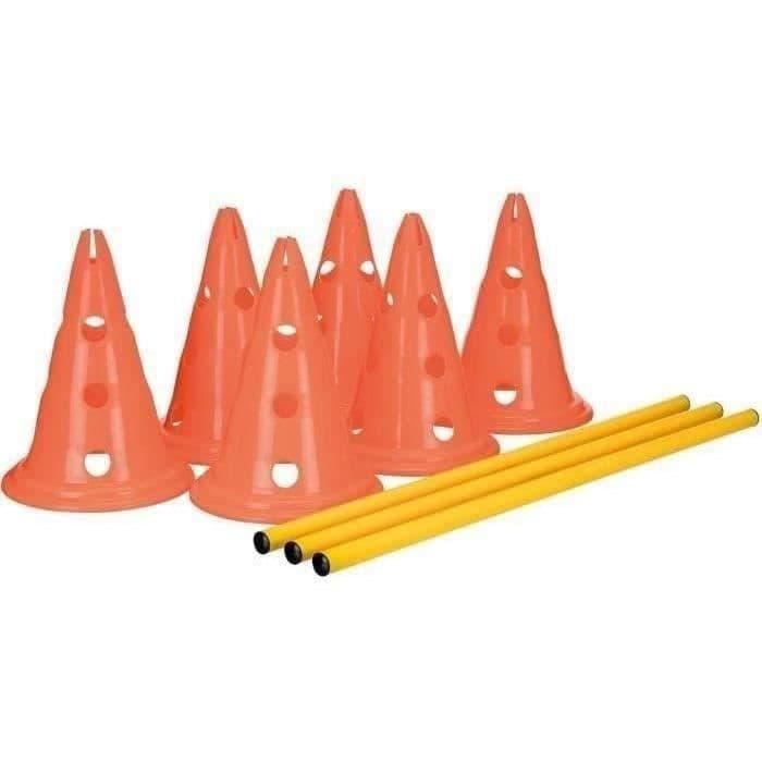 TRIXIE Set med 3 hinderaktiviteter - Ø 23 × 30 cm - 78 cm - Orange och gul - För hundar