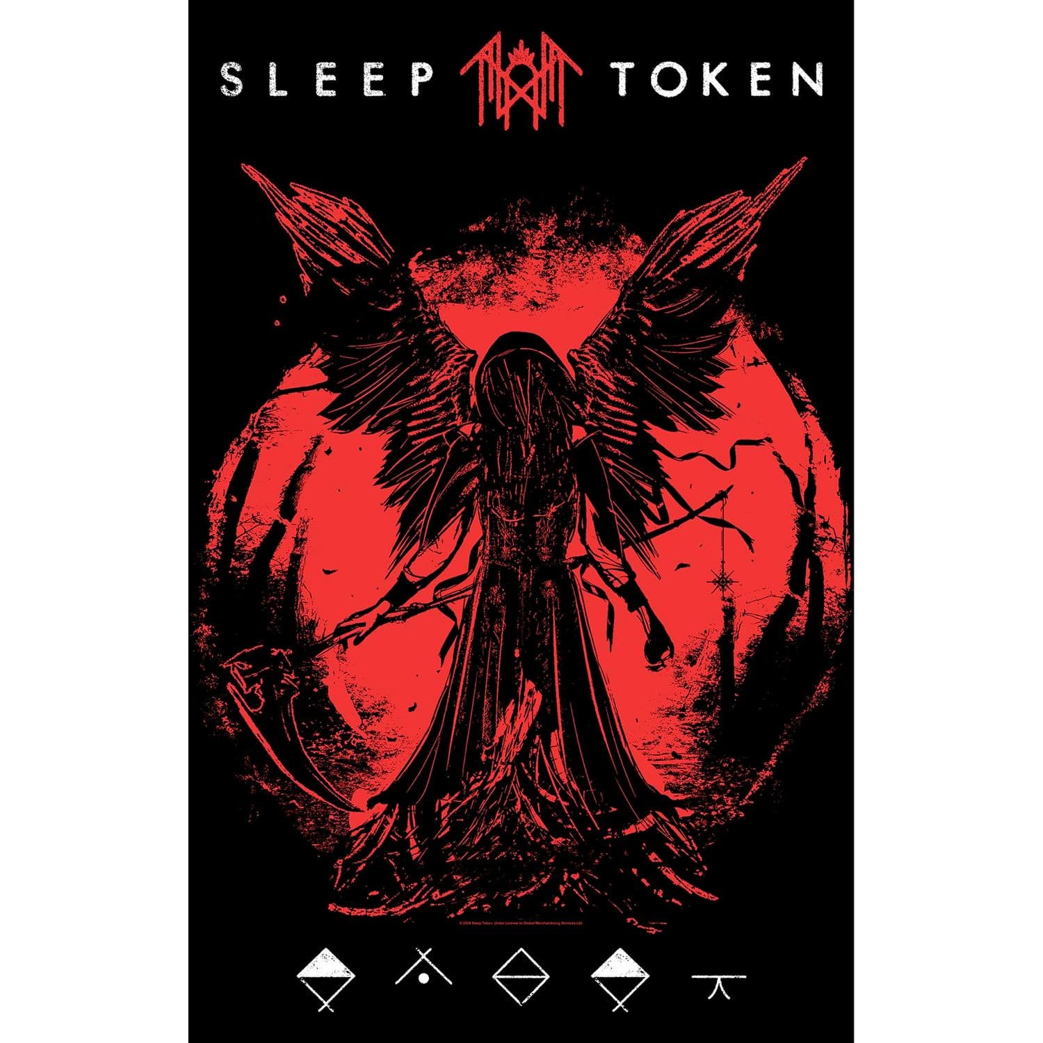 SLEEP TOKEN TEXTILE POSTER - TAKE ME BACK TO EDEN