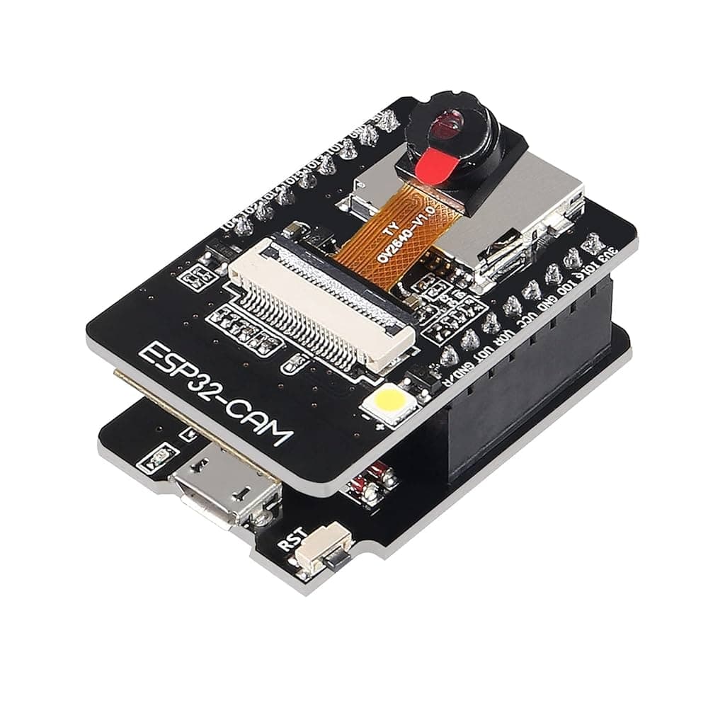 ESP32-CAM WiFi & Bluetooth Utvecklingskort med OV2640 Kamera för Arduino m.m.