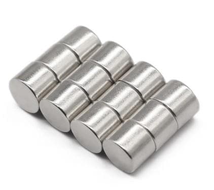 5 st 10 x 8 mm Neodymium Magneter NdFe för Hobby Kylskåp DYI-bilder