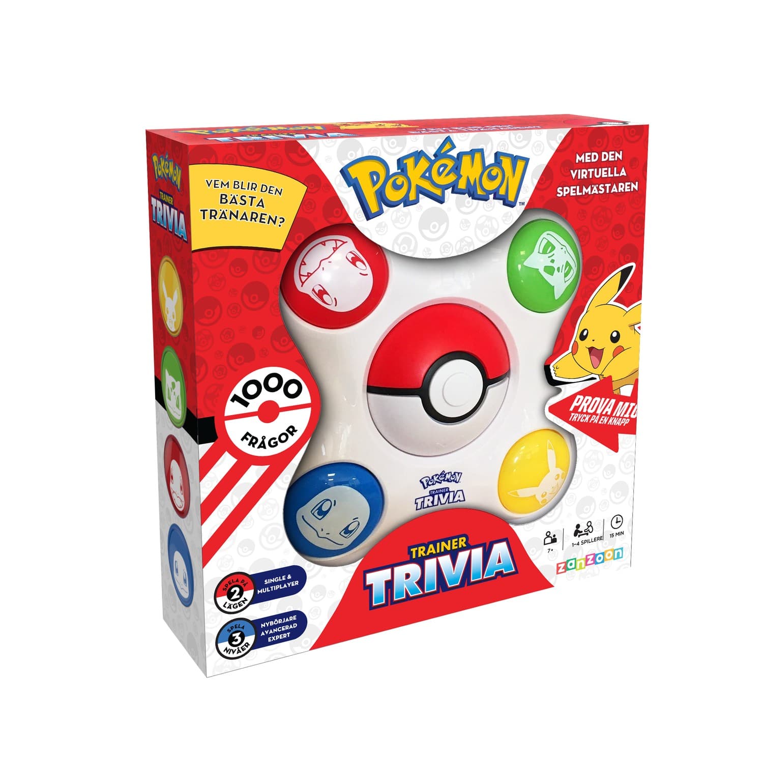 Pokémon Triva, Svenska