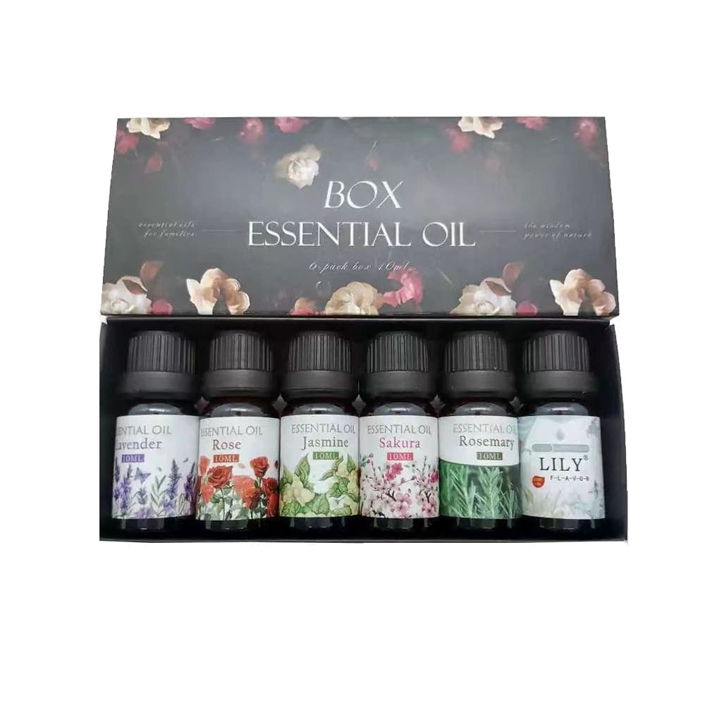 Essential Oils for Diffuser - 6 Floral Scents for Aromatherapy