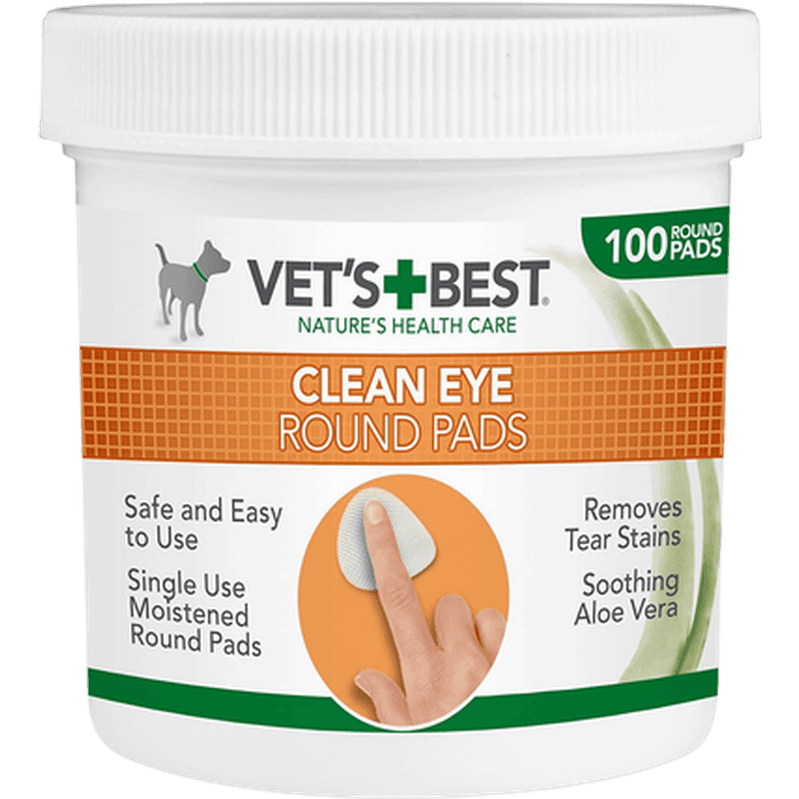 Eye Cleaning Pads for Dogs 100st - Hund - Hundvård & Tillskott - Ögonvård - Vet's Best - ZOO.se