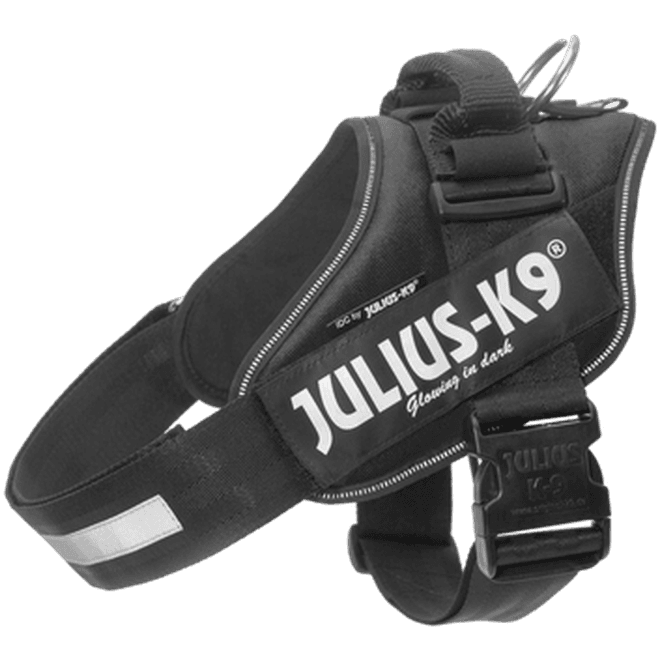 IDC Power-Harness Hundsele Svart Stl 1/L: 63–85 cm - Hund - Halsband - Julius-K9 - ZOO.se