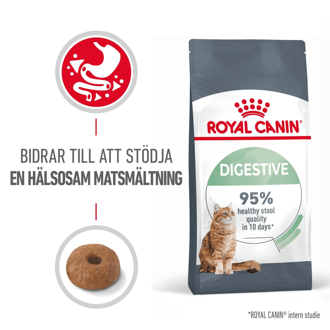 Digestive Care Adult Torrfoder för katt 2 kg - Katt - Kattfoder & kattmat - Torrfoder till katt - Royal Canin - ZOO.se