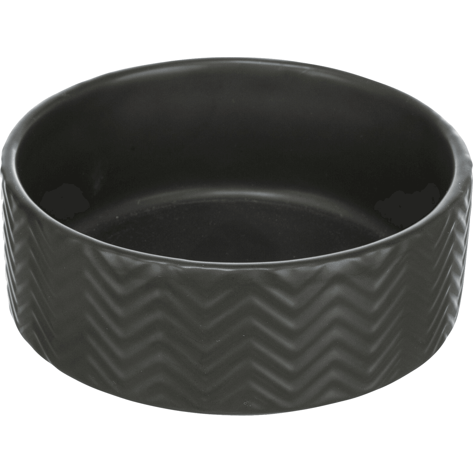 Bowl Ceramic Matte Black 400ml - Hund - Matplats & Vattenautomater för hund - Hundmatskålar & Vattenskålar för hund - Trixie - ZOO.se