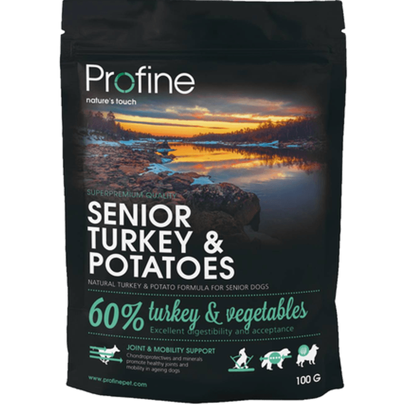 Dog Dry Food Senior Turkey & Potatoes 12 kg - Hund - Hundmat & hundfoder - Torrfoder för hund - Profine - ZOO.se