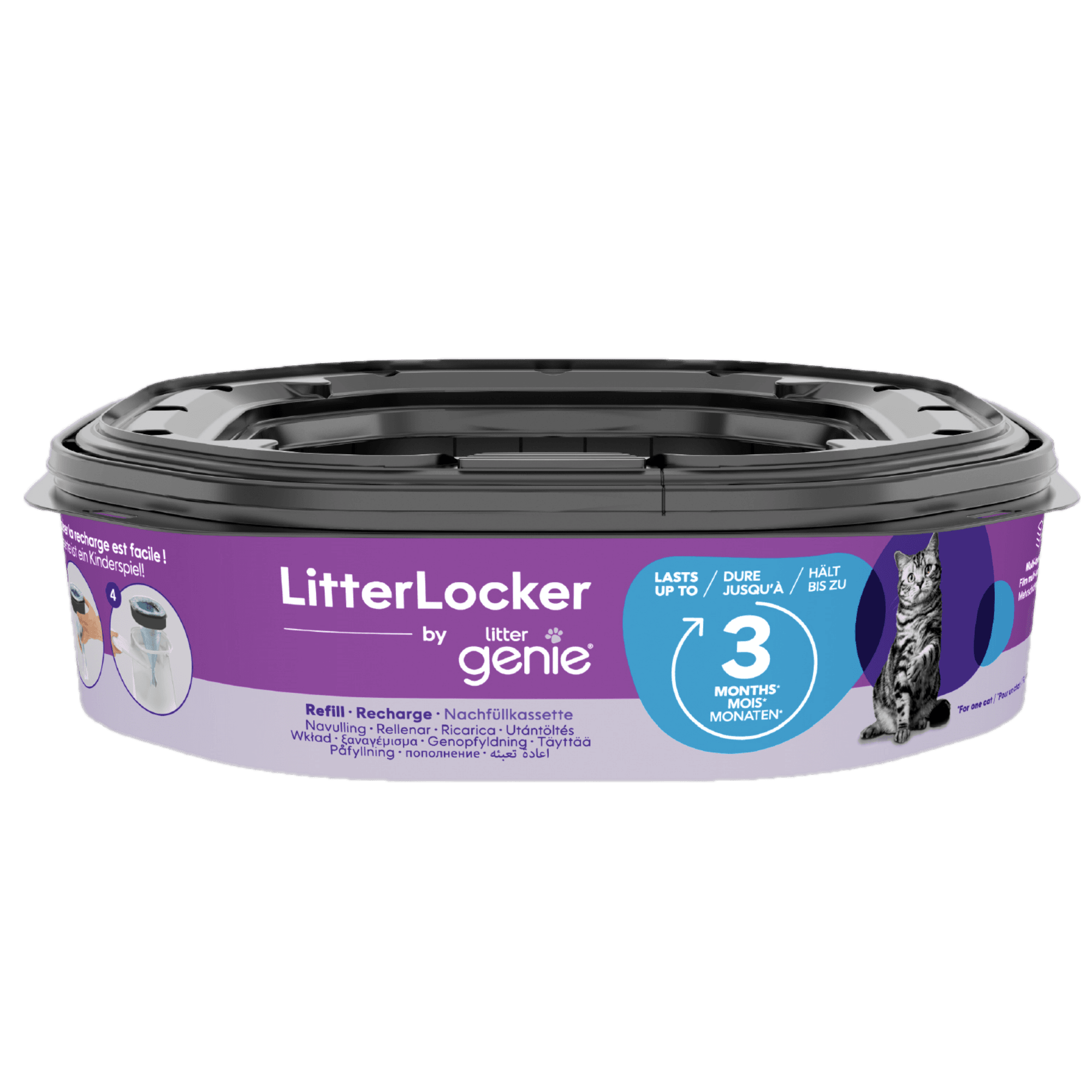 By Litter Genie® Refill 1-pack - Katt - Kattlådor & toaletter för katt - Kattspadar & tillbehör för kattlåda - LitterLocker - ZOO.se