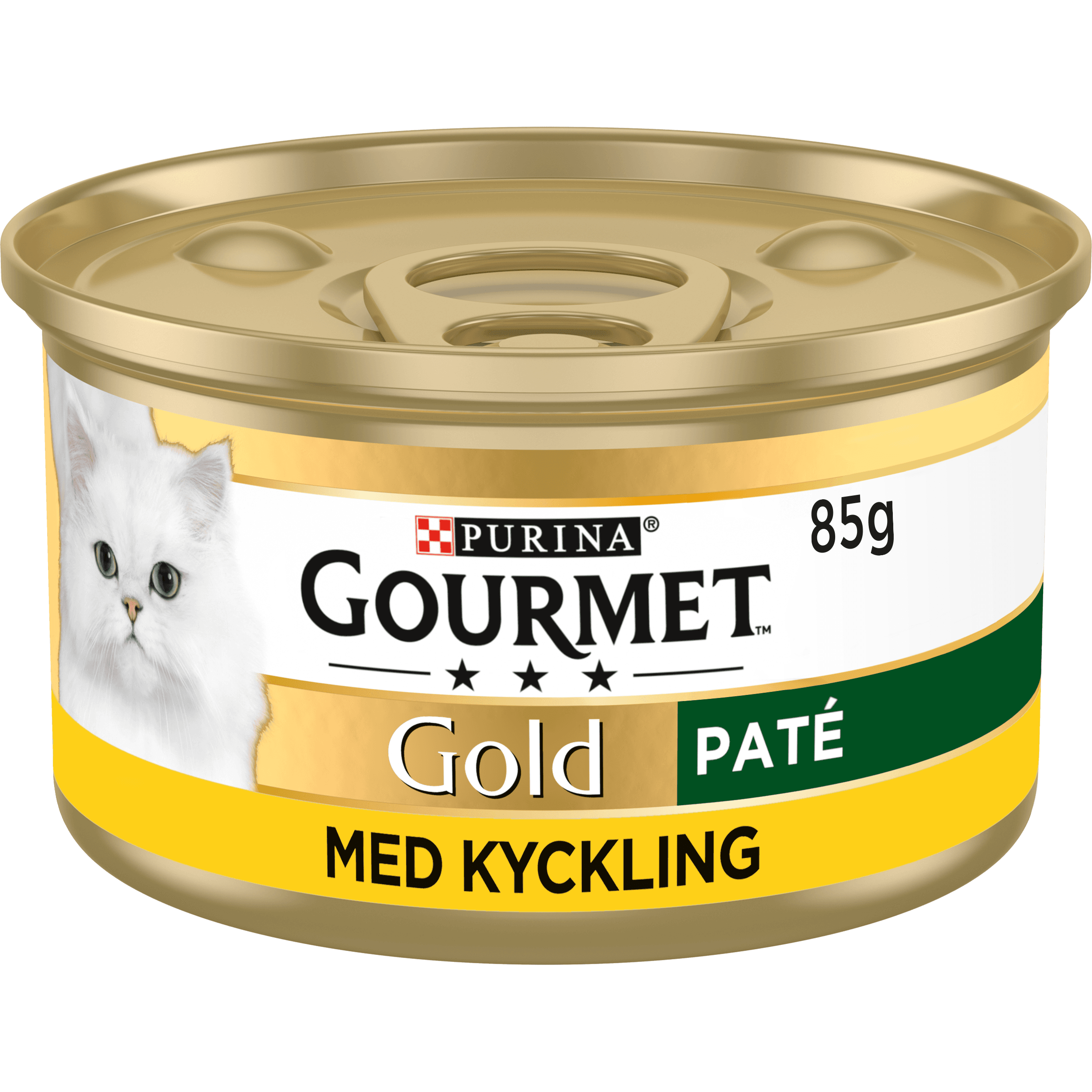 Chunks Gravy Chicken & Liver - Cans 85 g - Katt - Kattfoder & kattmat - Blötmat & våtfoder till katt - Purina Gourmet Gold - ZOO.se