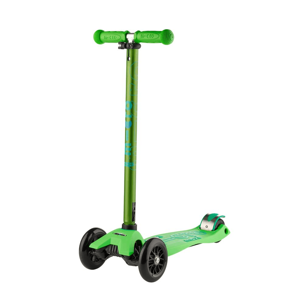 Micro Maxi Deluxe Sparkcykel, grön Micro trehjulig sparkcykel 560742