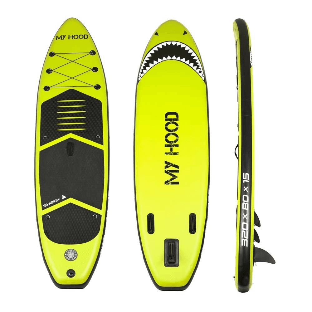 My Hood Sup Board Shark - Lime My Hood Pool og badeudstyr 708015