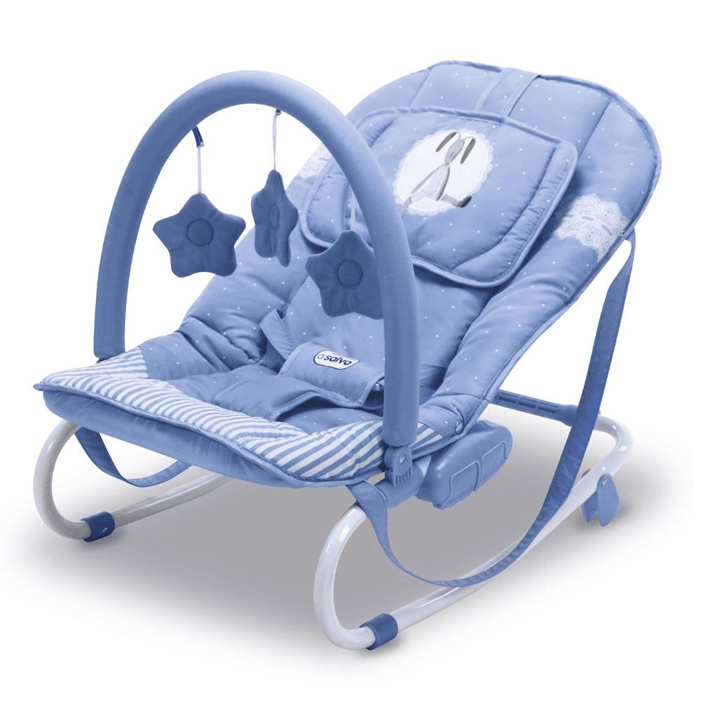 Skråstol Relax Kanin, Lyseblå Asalvo Baby babyudstyr 16911