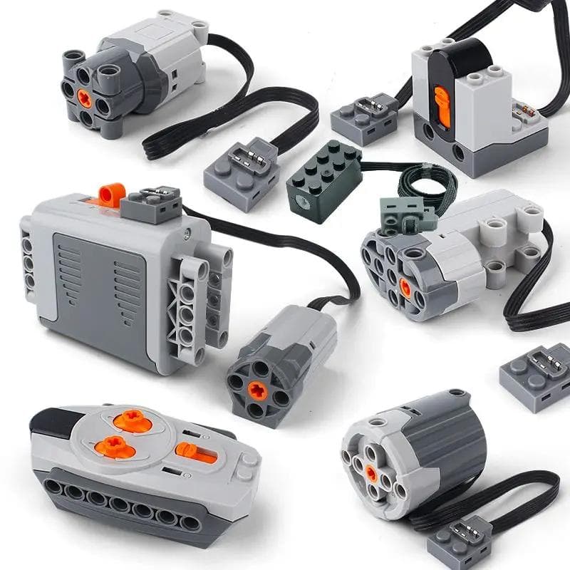RC Elektronisk Modell Byggkloss Krafttillbehör Mikromotor Funktioner Ombyggnad MOC Motor Kit Tekniska Delar Kreativ DIY Leksak