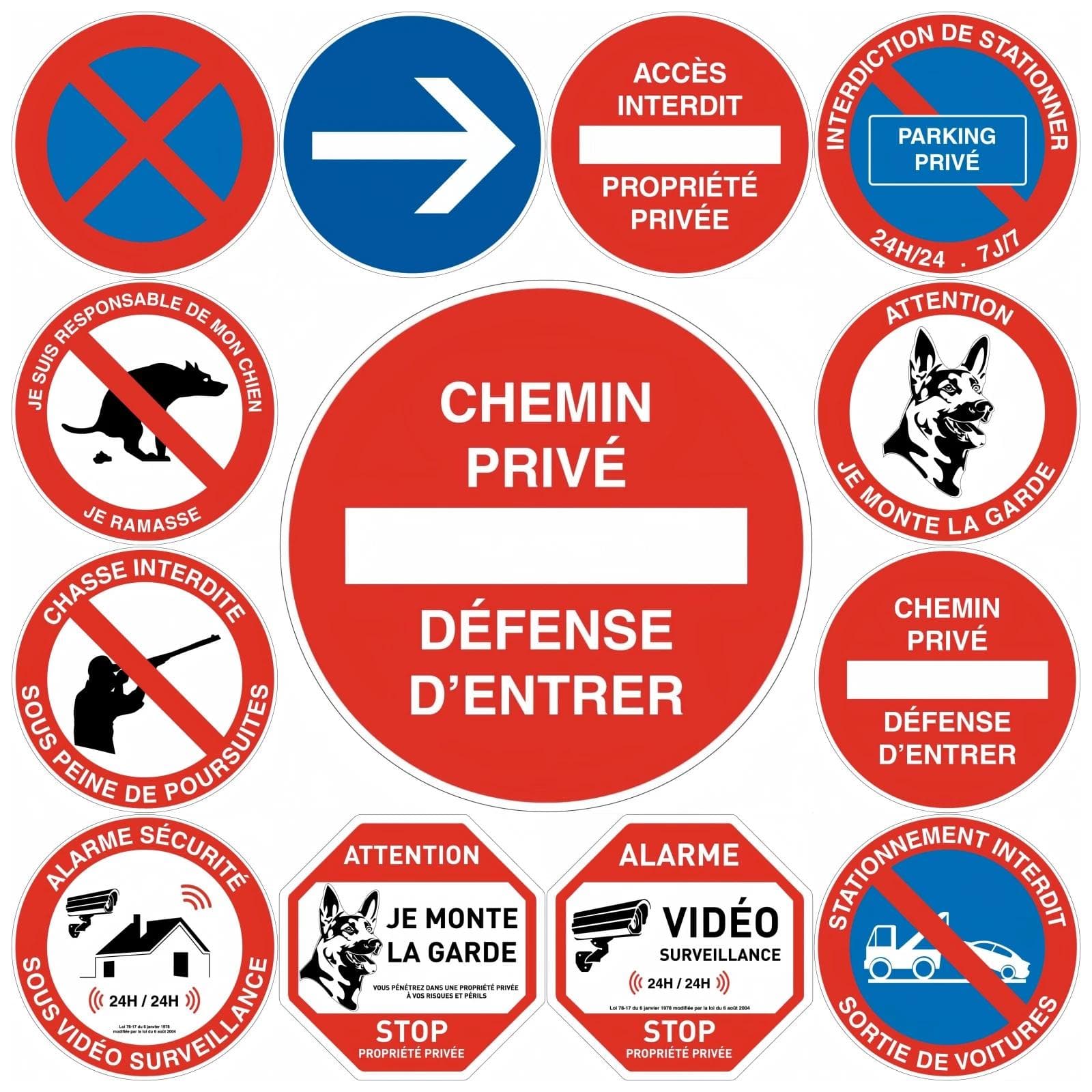 Ingen skylt Väg Metallskylt,Videoalarm,Förbjuden tillgång,Privat egendom,Varning Hund, Ej inträde,Parkeringsförbud,Sväng,Varning TYA0745
