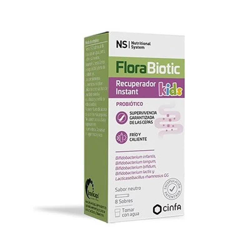 Ns Florabiotic Instant Recovery Barn 8 Påsar