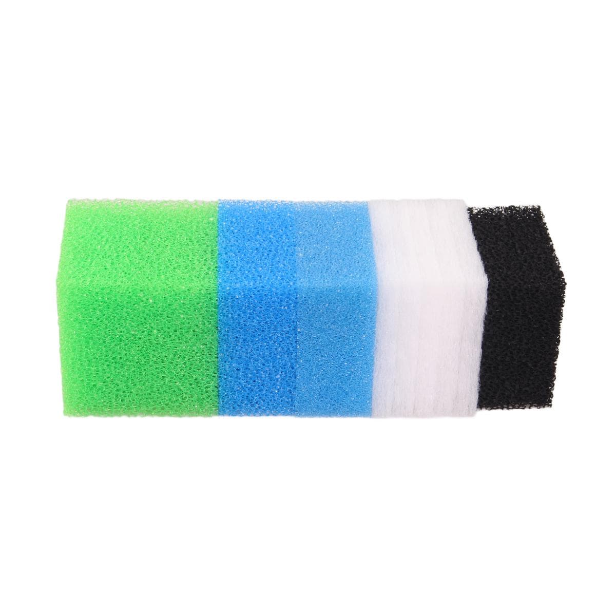 Set kompatibel akvariefiltersvamp passar för Juwel Compact / Bioflow 3.0 / M (1x Fin, 1x Grov, 2x Nitrat, 2x Kol, 5x Poly)