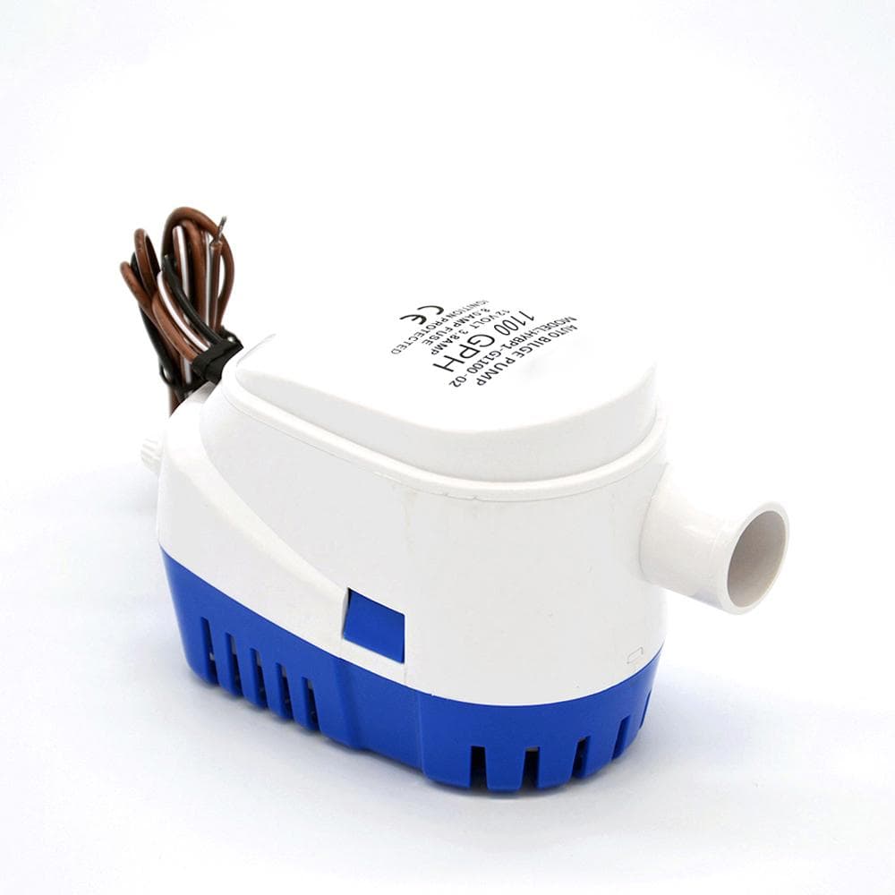 DC12V/24V 600/750/1100GPH Automatisk länspump Dränkbar båtvattenpump Elektrisk med flottör