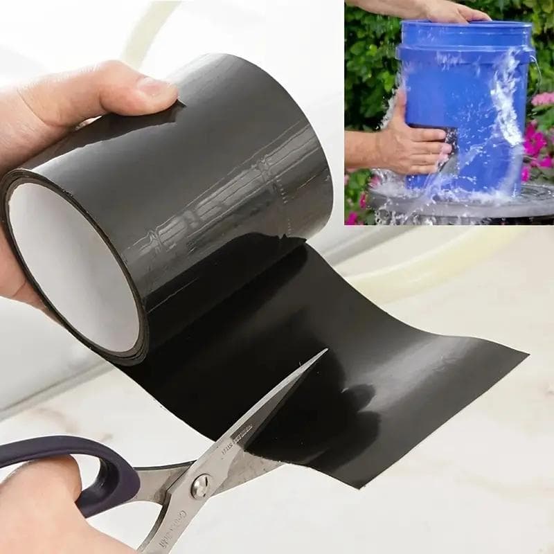 10CM*1.5M Ultratålig Superstark PVC Läckreparationstejp Lufttät Väderbeständig & Självhäftande Lösning för Omedelbara Fixar