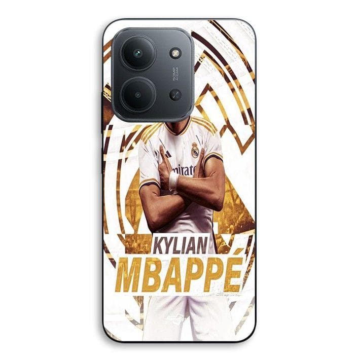 Fodral För Xiaomi Redmi 15C 5g Kylian Mbappe Real Madrid bakgrundsbild firande Maniacase svart