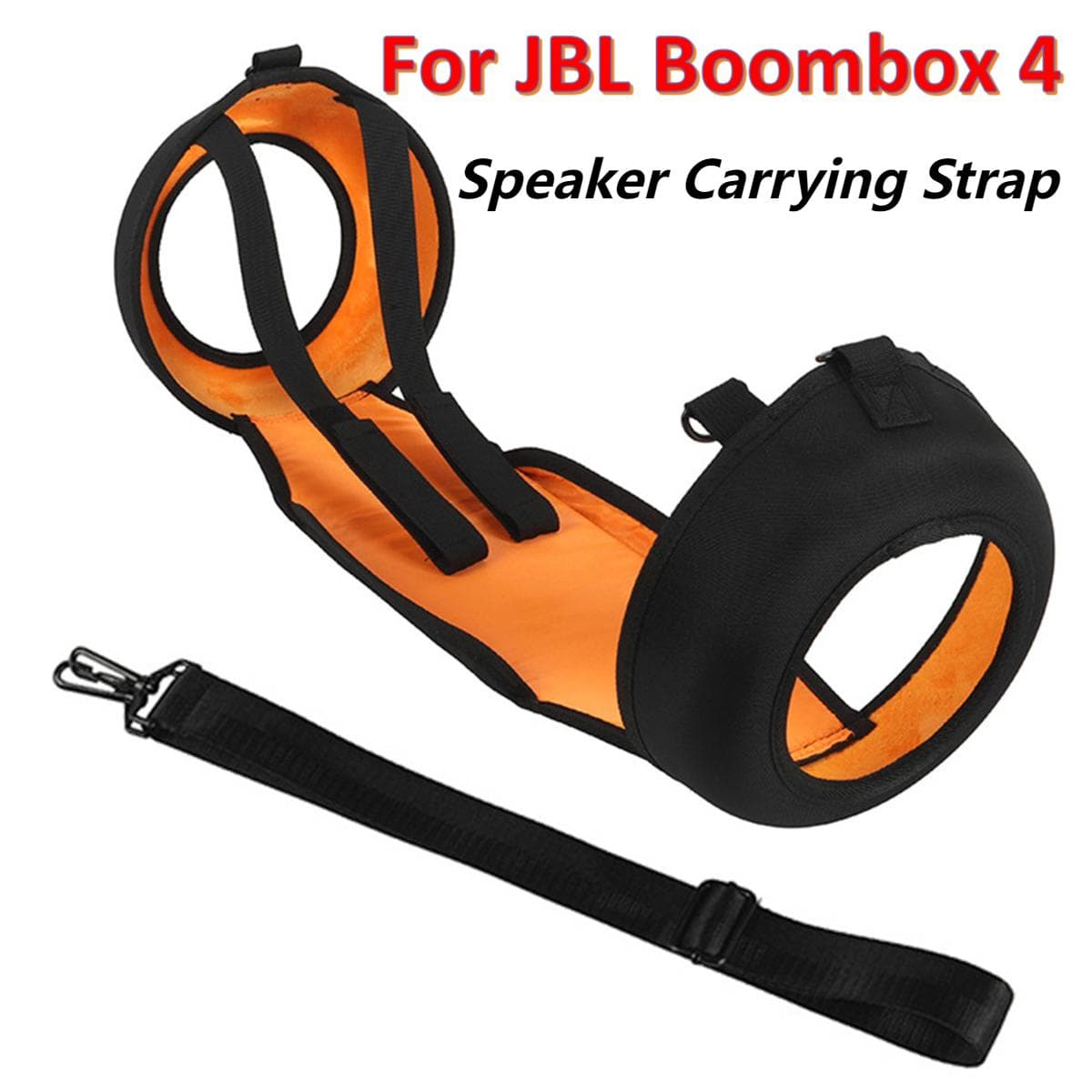 Bärrem för portabel högtalare för JBL Boombox 4 Resehandtag Bärpåse för Bluetooth-högtalare för JBL Boombox 4 Axelrem svart