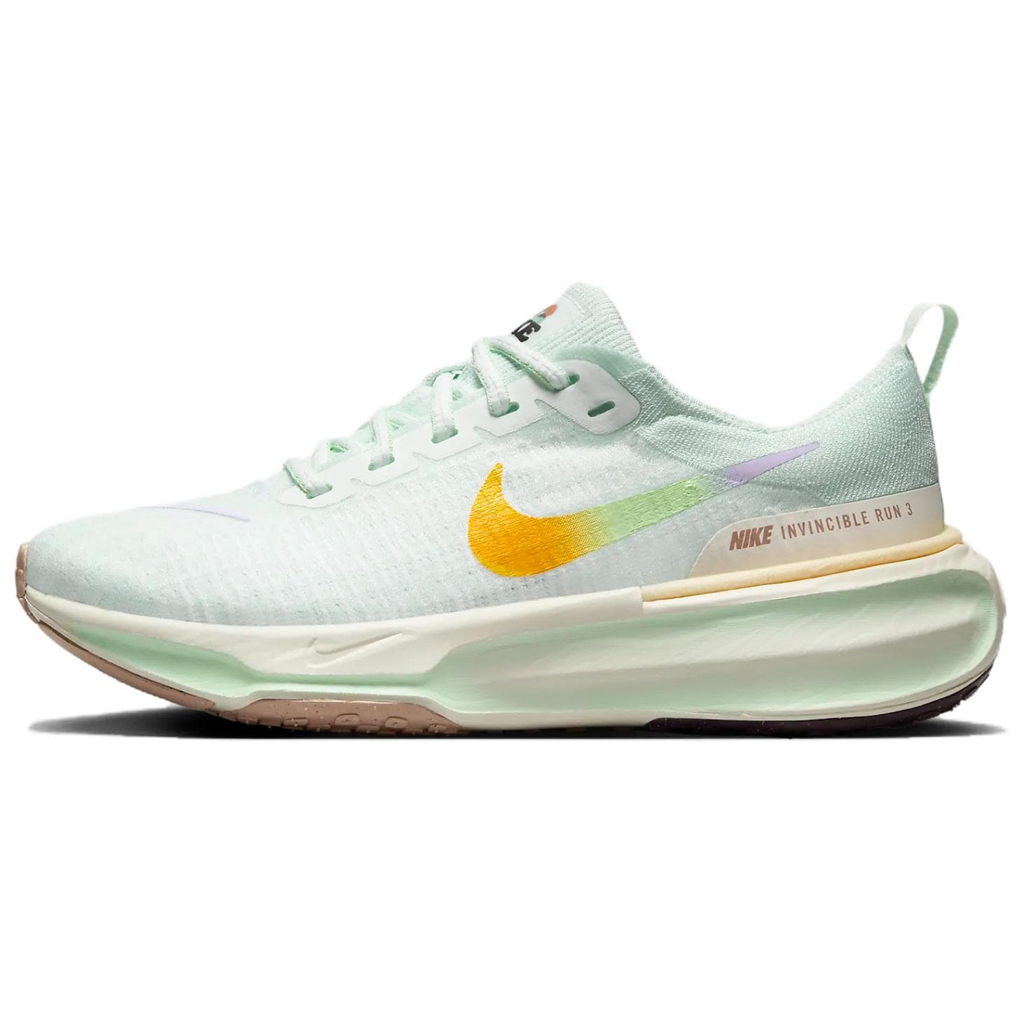 Nike ZoomX Invincible 3 Knappt Grön Violett Dimma Dam Sneakers Segel Flerfärgad HF5729-391 cm