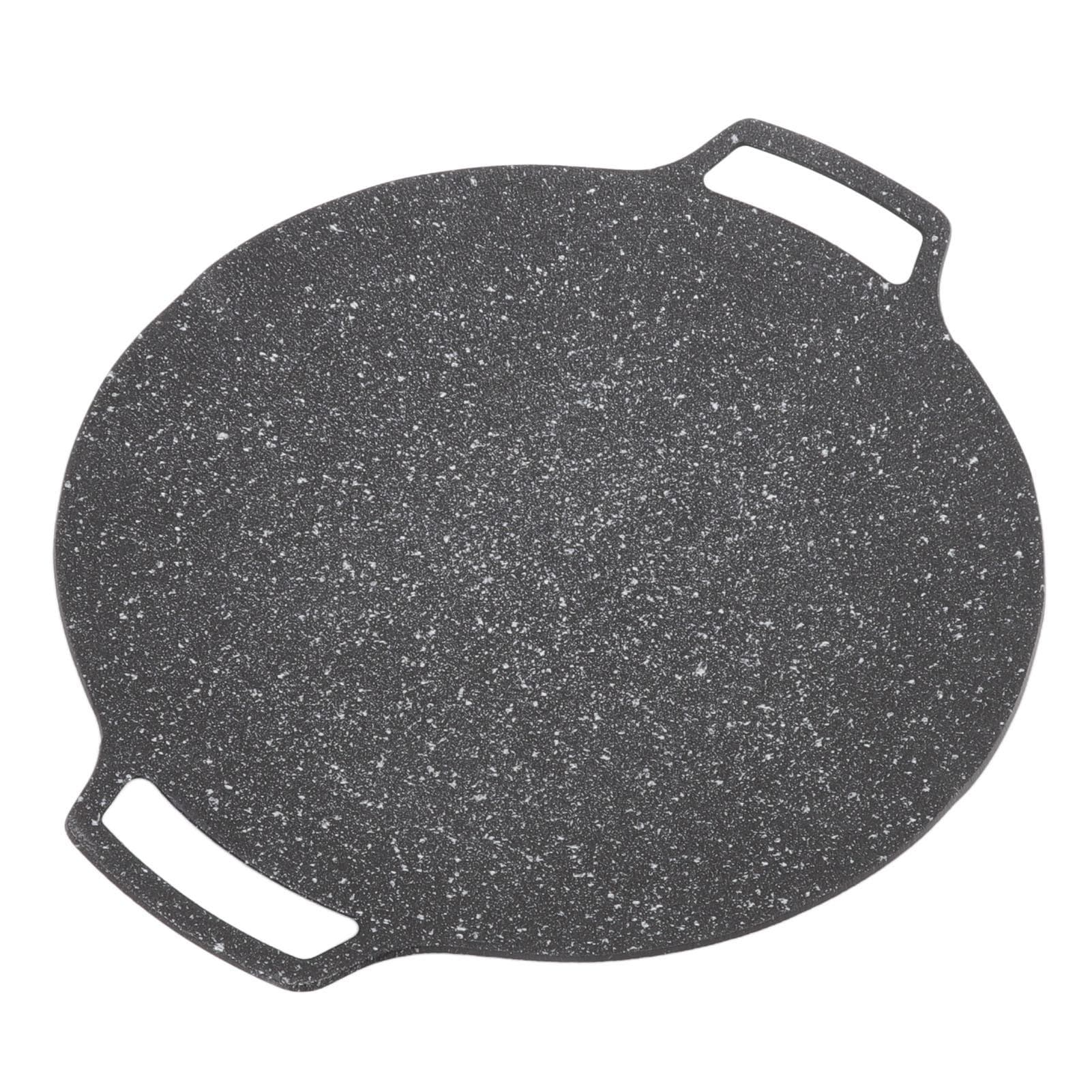 Koreansk BBQ-platta Grill Non-Stick Cirkulär Stekpanna för Hem Utomhus Spis Gastyp 33cm