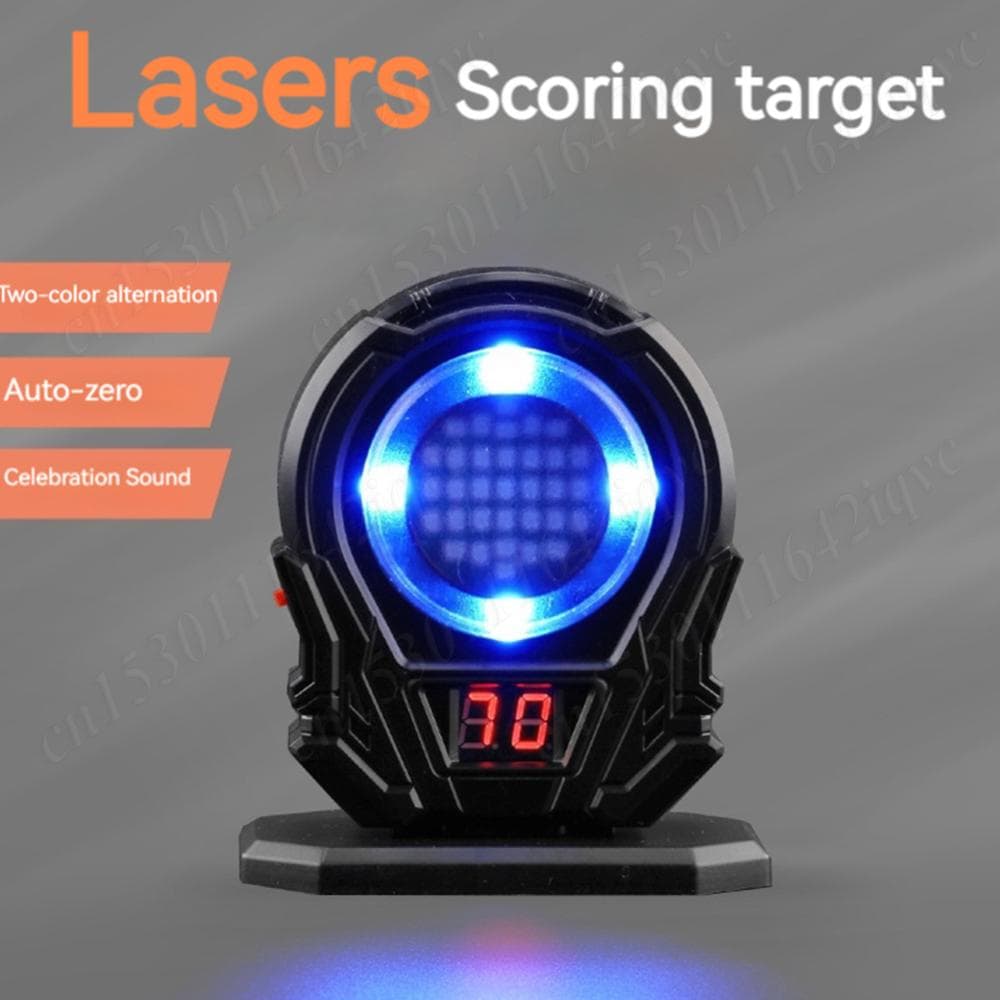 Elektronisk poängräknande lasertavla Infraröd induktion Portabel skjutlampa Räknande träningssystem Ljudeffekter Träningsleksak