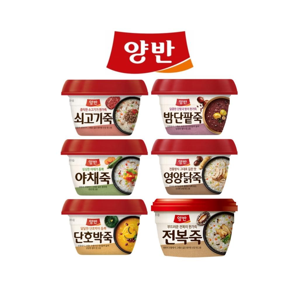 [Dongwon] YangBan Koreansk Risgrynsgröt(6 typer)