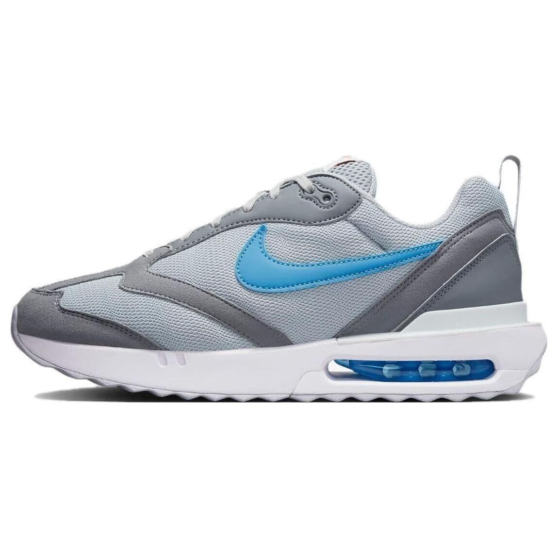 Nike Air Max Dawn Varggrå Ljus Fotoblå Herr Sneakers Coolgrå Platina-Guld DQ3991-004 cm
