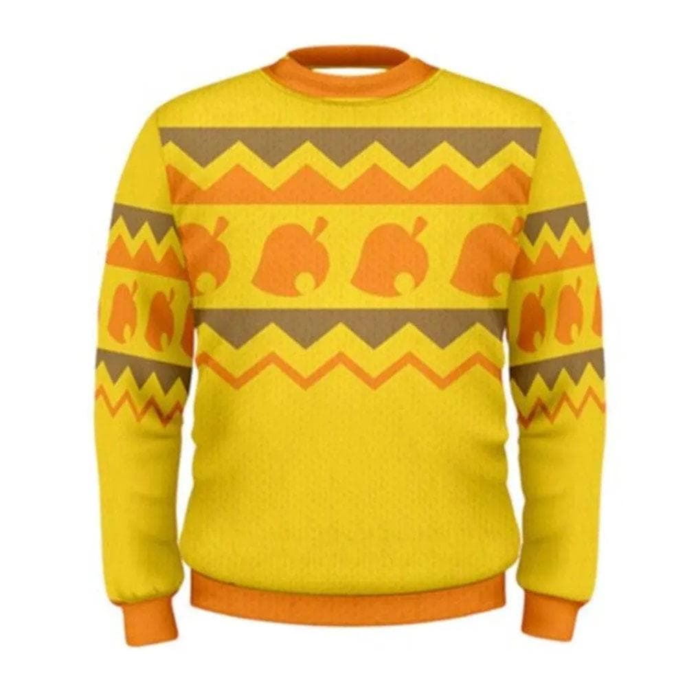 Tom Nook Cosplay Rundhalsad Sweatshirt Djur Game Crossing Grafisk 3D-tryck Tröjor Långärmad Fleece Unisex Tröja cm