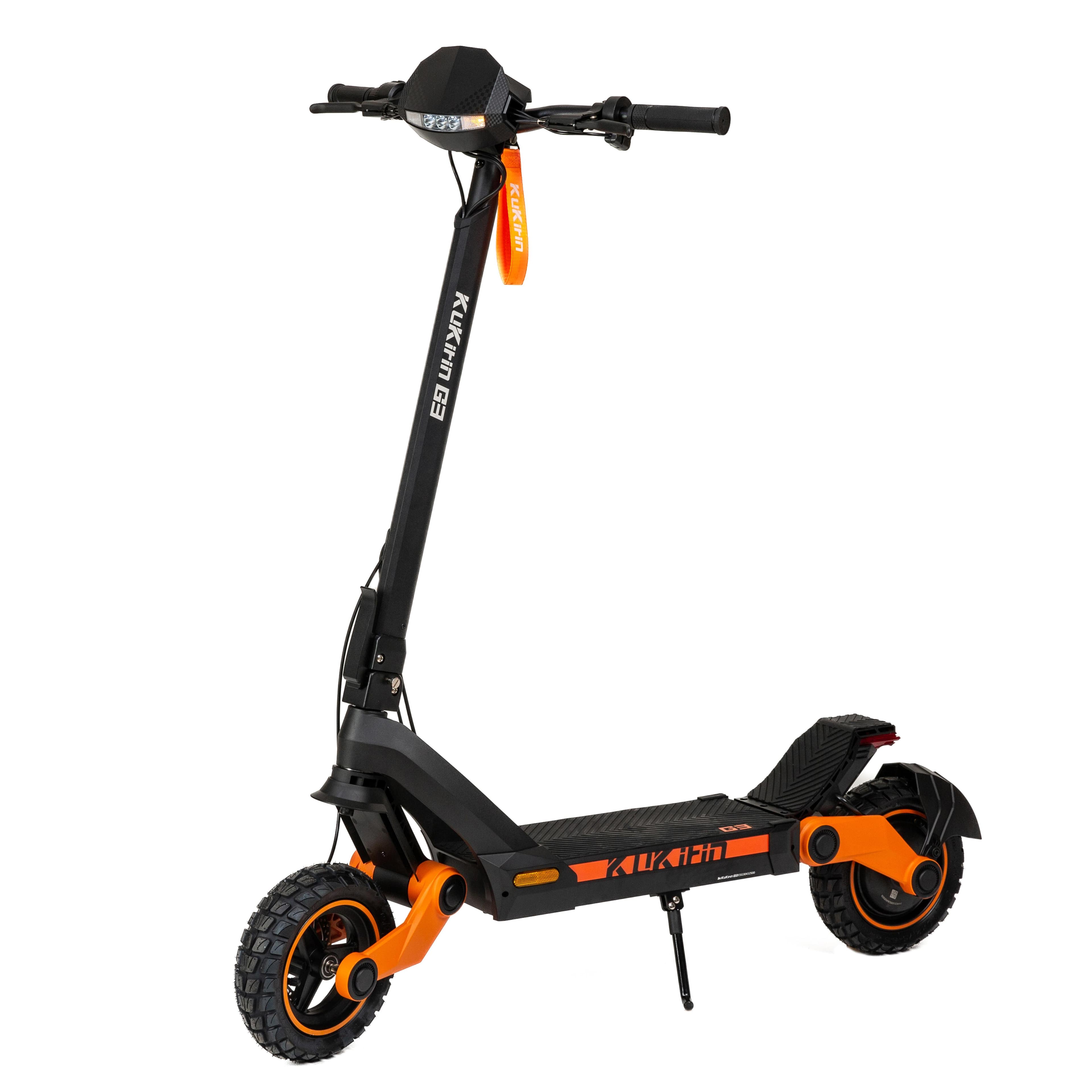 KuKirin G3 Multi Terrain Vuxen Elektrisk Skoter 1200W Motor 52V18Ah Batteri Pendling i Stad E-Skoter 10 Tum Off-Road Slanglösa Däck ESkotrar