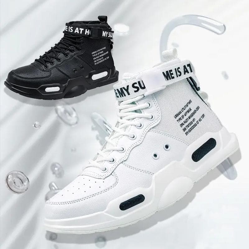 Mode Herr Dam Trainers Pojkar High Low Top Sneakers Basket Promenad Sport Atletisk Tennis Löparskor cm ljusröd ockra färg