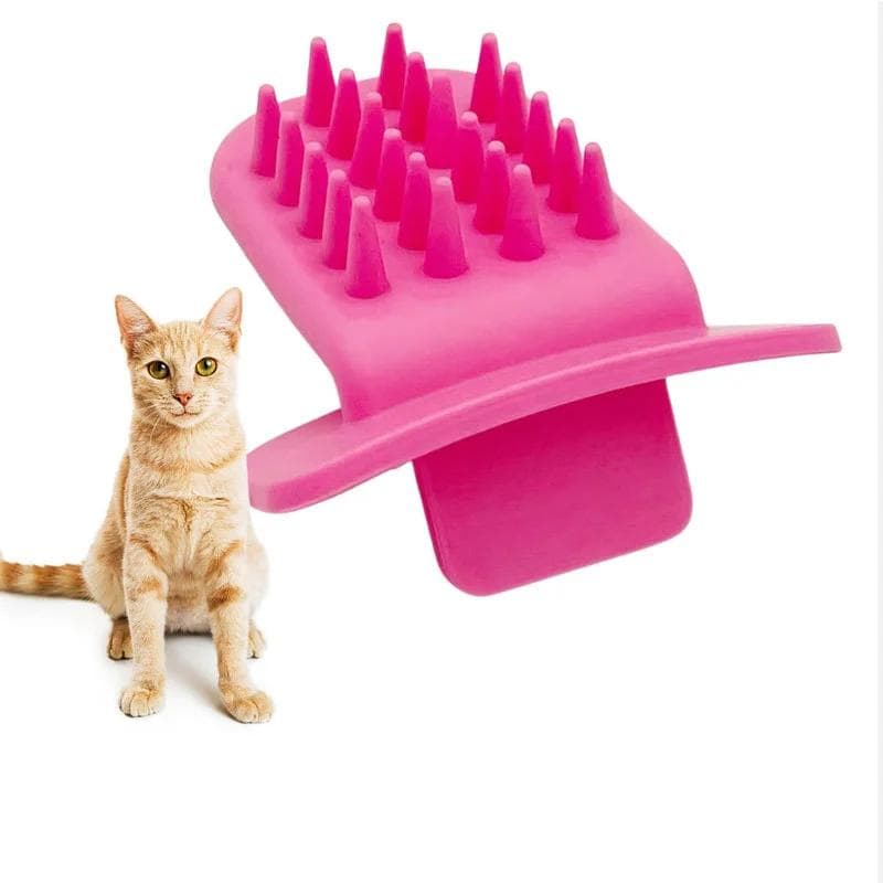 Husdjurs Slickande Katt Massageborste Tungformad Kattborste Skrapa Husdjurshårborttagningsborste Hundvårdsborste Kattborste Skrapa