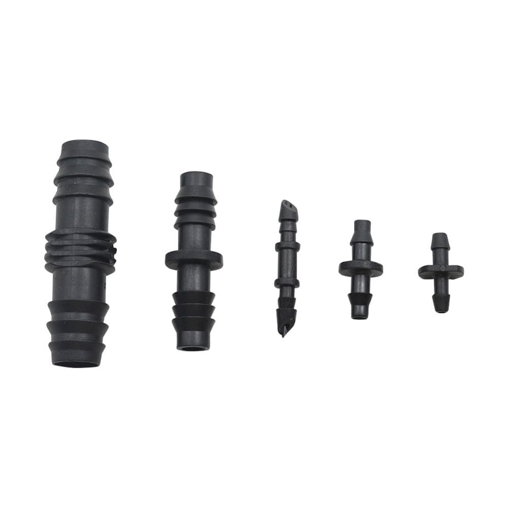 3mm, 4mm, 8mm, 12mm Taggig Rak koppling Slangkoppling VVS Rördelar Kopplingsrör Adapter 20 st