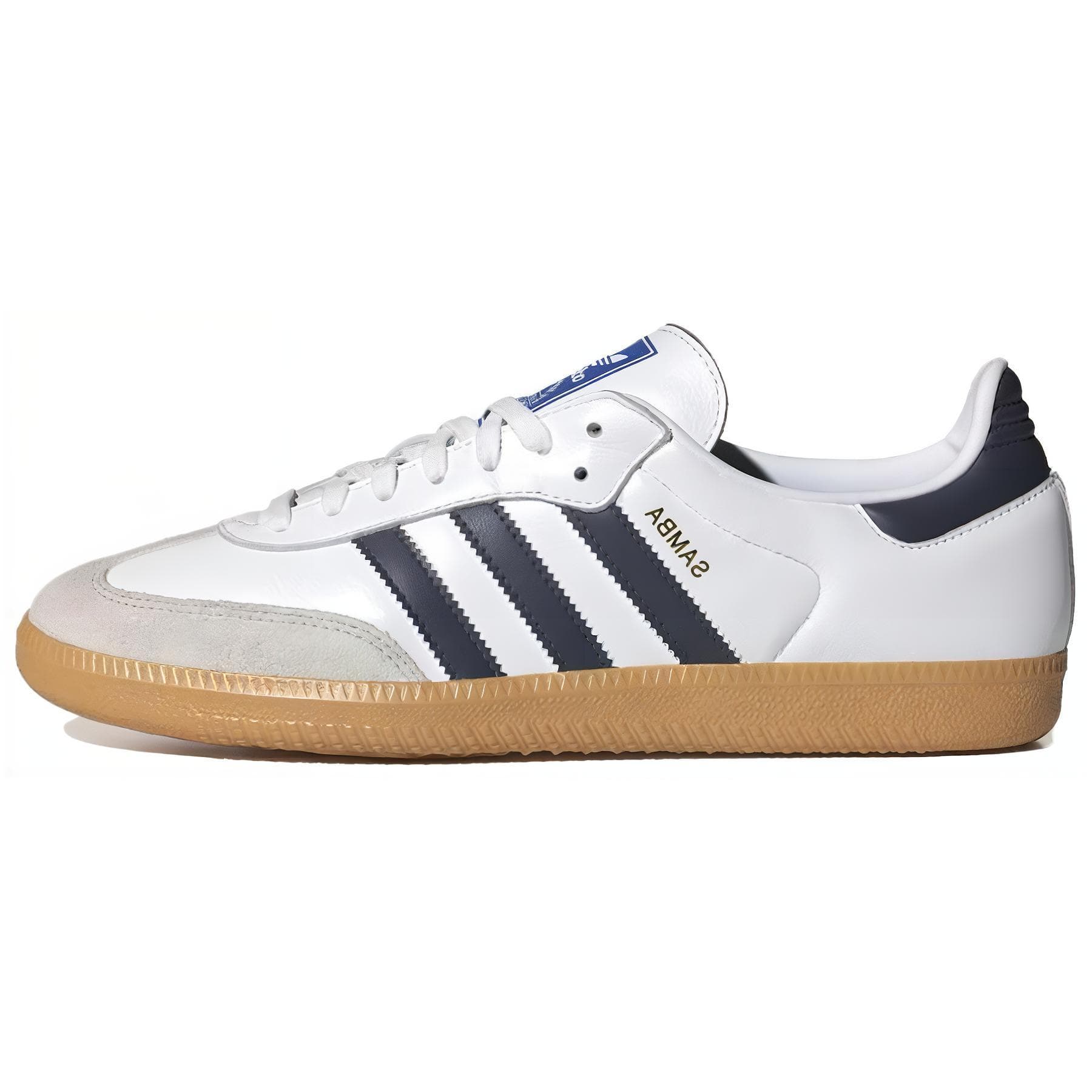 adidas Samba OG White Night Indigo Gum Unisex Sneakers Cloud-White IF3814 cm