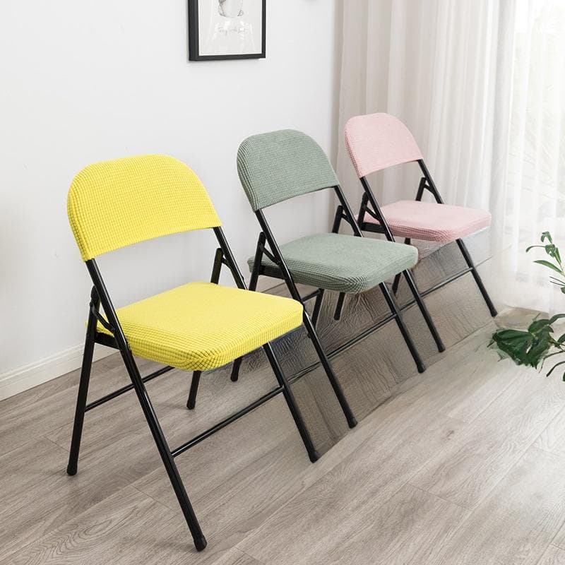 Stolsöverdrag Set med Rygg- och Sittdynsöverdrag Elastiskt Kontorsstolsöverdrag Modernt Stretch Stolsöverdrag svart