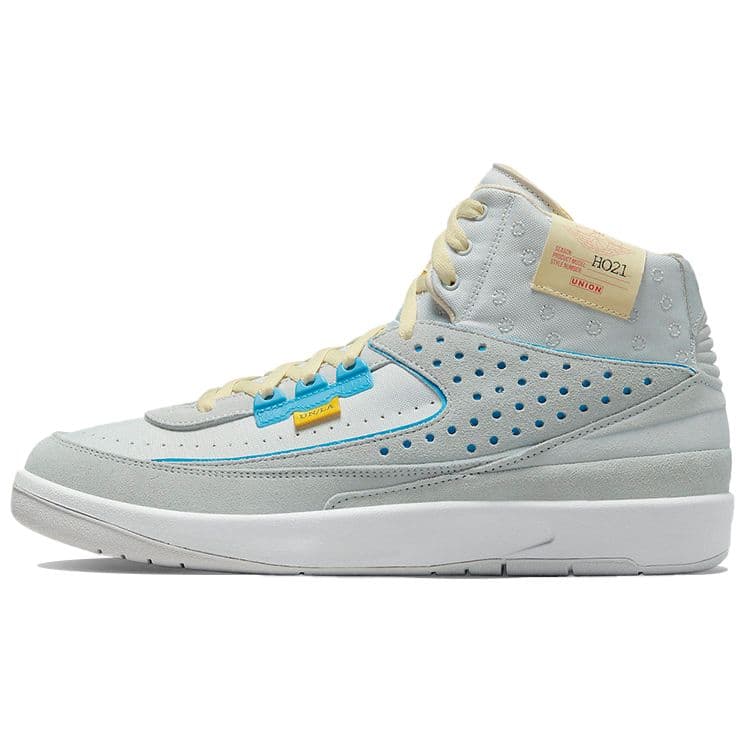 Union LA x Air Jordan 2 Retro SP Grey Fog Unisex Sneakers Siren-Red Light-Smoke-Grey DN3802-001 cm