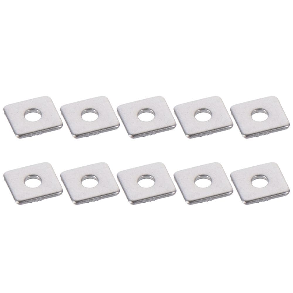 10 st M3 M4 M5 M6 M8 fyrkantiga plattbrickor 1 mm/1,5 mm/2 mm tjocklek fyrkantig platt packning fyrkantig bricka