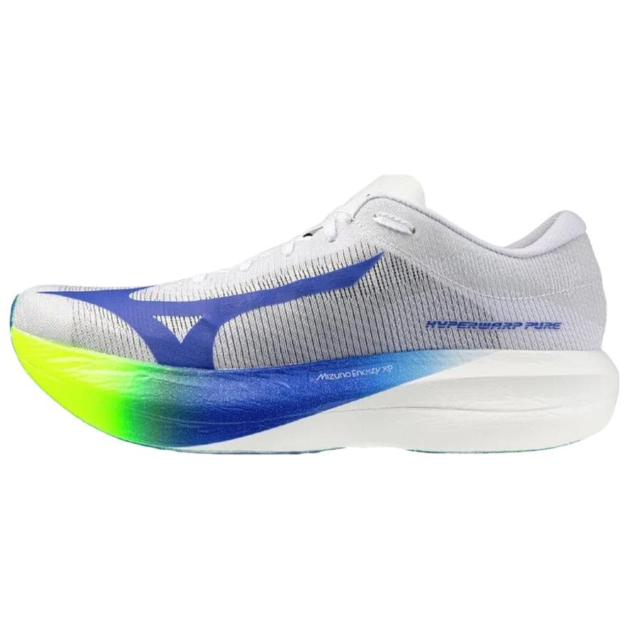 Mizuno Hyperwarp Pure Bekväma Passande Löparskor Unisex Sneaker Vit Blå Gul J1GC267001 cm