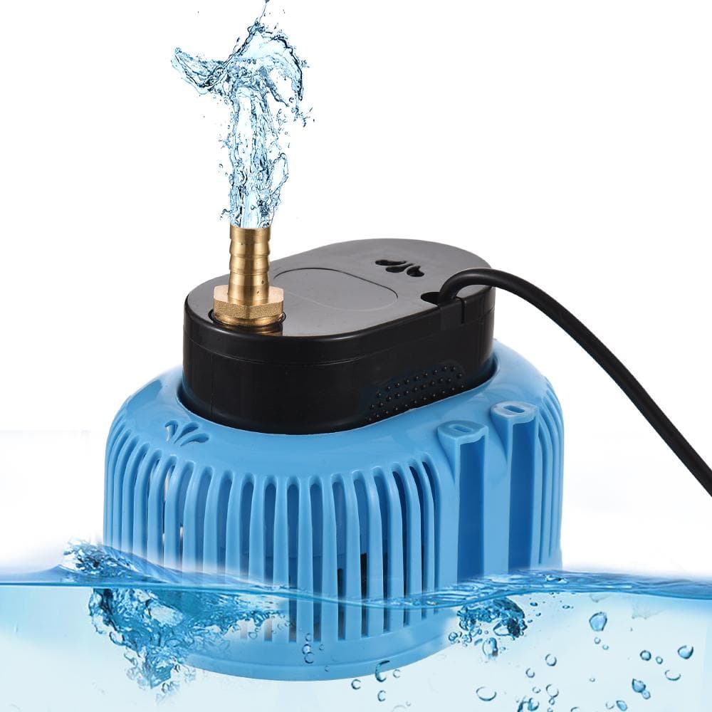 Poolskyddspump över marken dränkbar sumppump 75W 2000L/H Simvattenborttagningspump med 3 blå