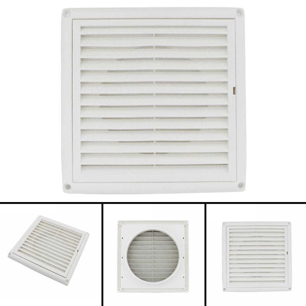 Galler Ventilationsgaller Myggnät Utlopp PP+UV Ventilation Utsug